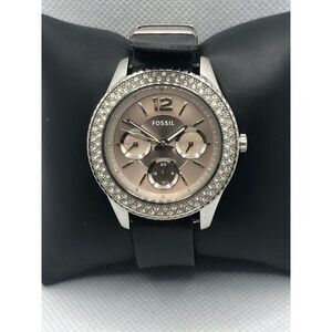 Fossil ES3733 Womens Analog Beige Dial Quartz Wrist Watch With Custom Band LP259